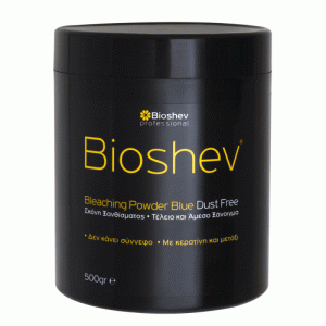 Bioshev Bleaching Powder Blue With Keratin And Silk 500gr